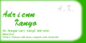 adrienn kanyo business card